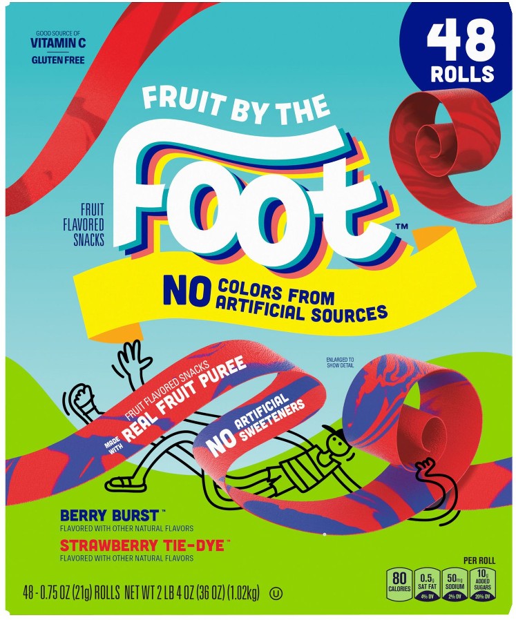 Variety Pack, Strawberry and Berry Tie Dye, 48 ct.