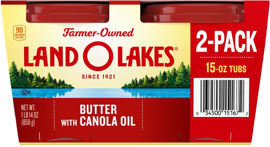 Butter with Canola Oil Spread Tub, 2 pk./15 oz.