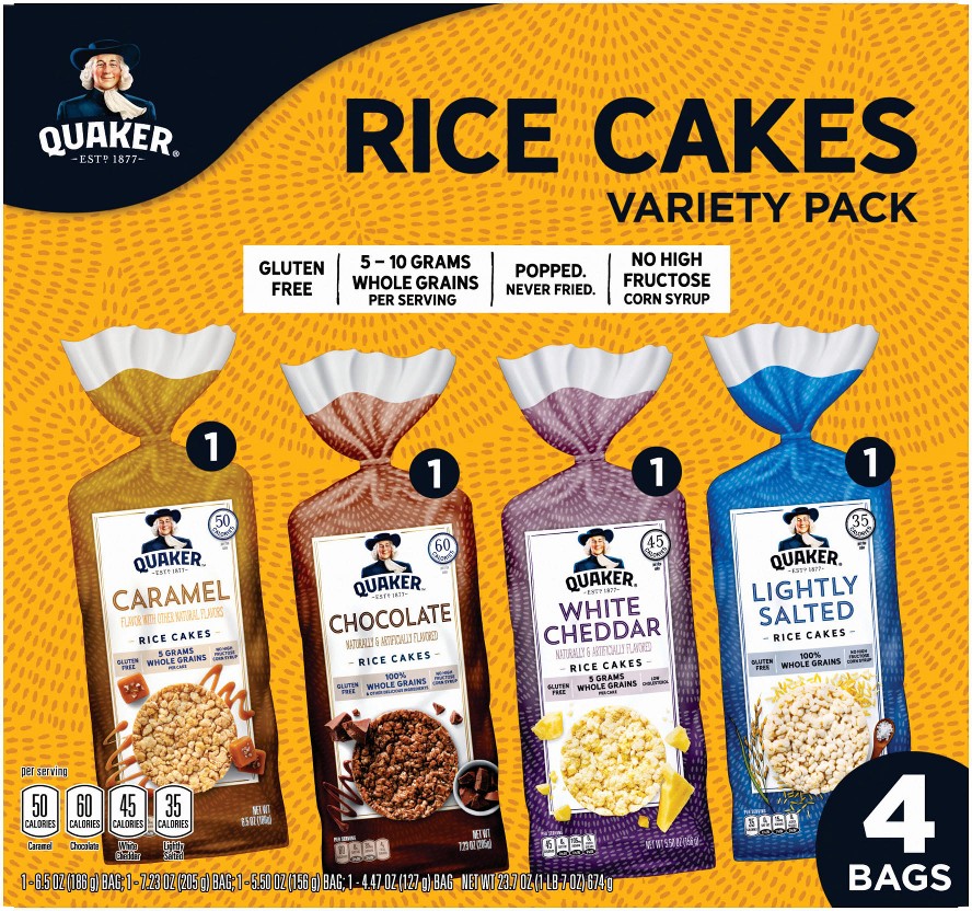 Rice Cakes Snacks Variety Pack, 4 ct