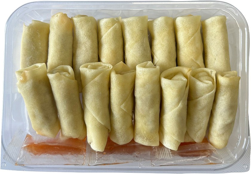 Mini Vegetable Spring Rolls with Sweet and Sour Packets, 16 ct.