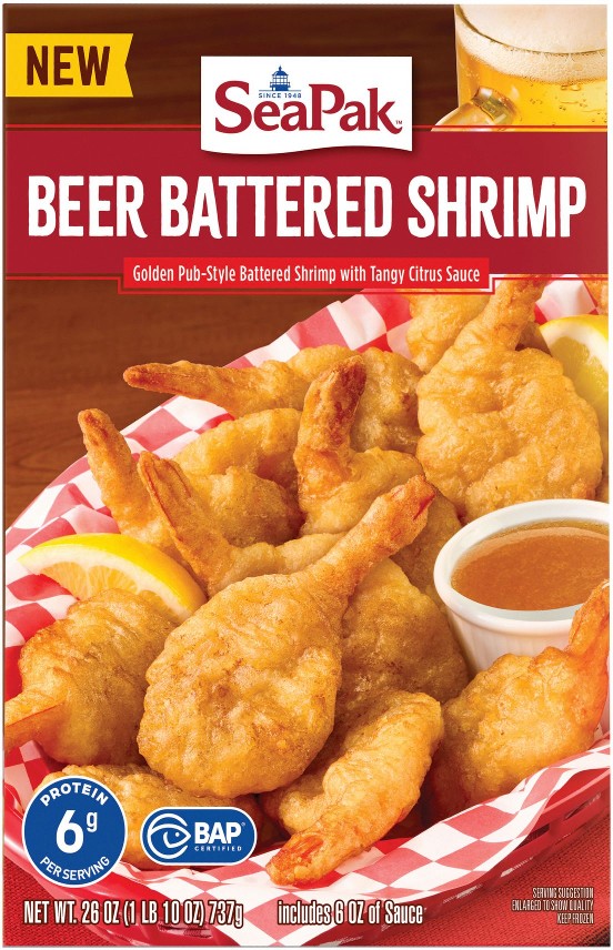 Beer Battered Shrimp with Tangy Citrus Sauce, 26 oz.