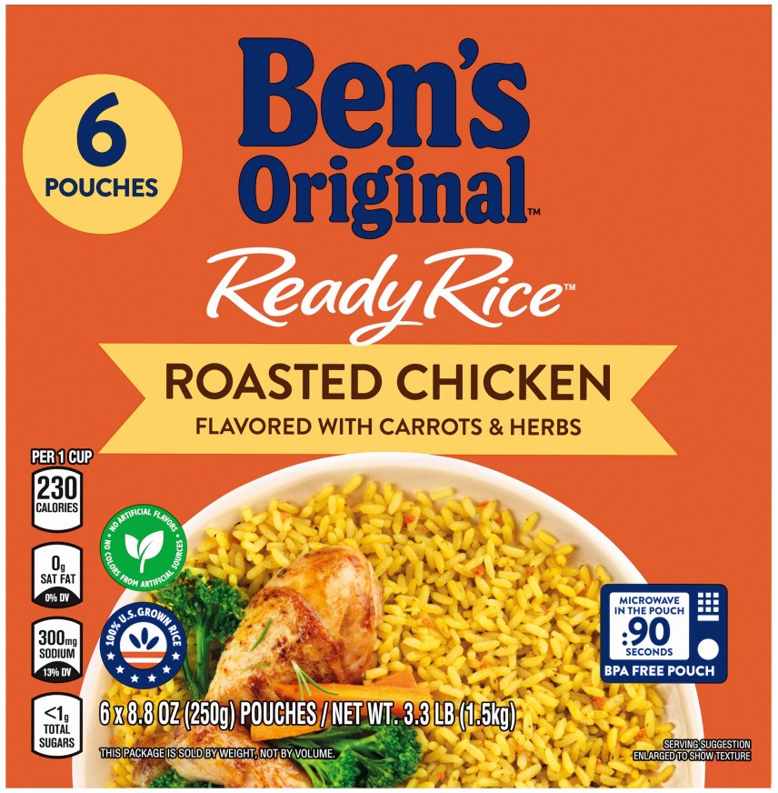 Ready Rice, Roasted Chicken, 6 pk./8.8 oz.