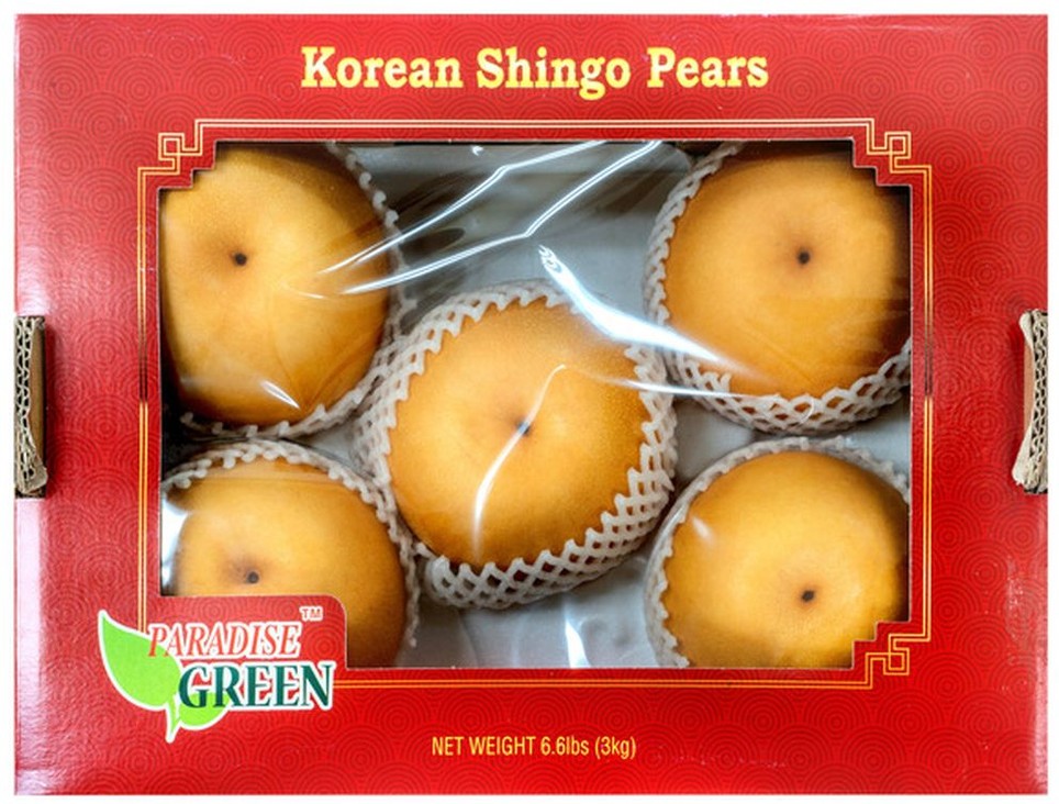Korean Shingo Pears, 6.6 lbs