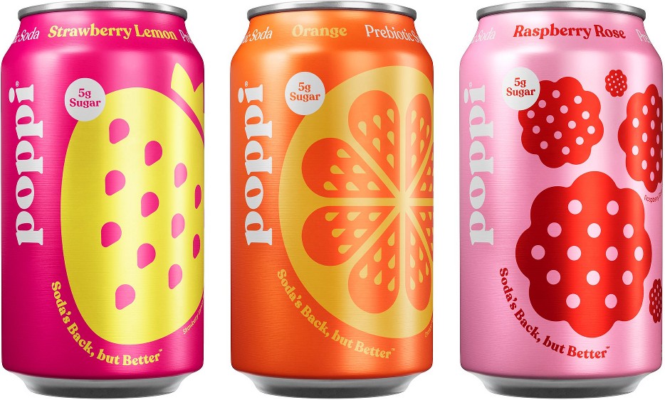 Prebiotic Soda, Variety Pack, 12 fl oz, 18 ct