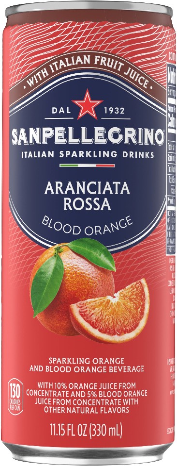 Italian Sparkling Drink, Orange and Blood Orange, 11.15 fl oz, 24 ct