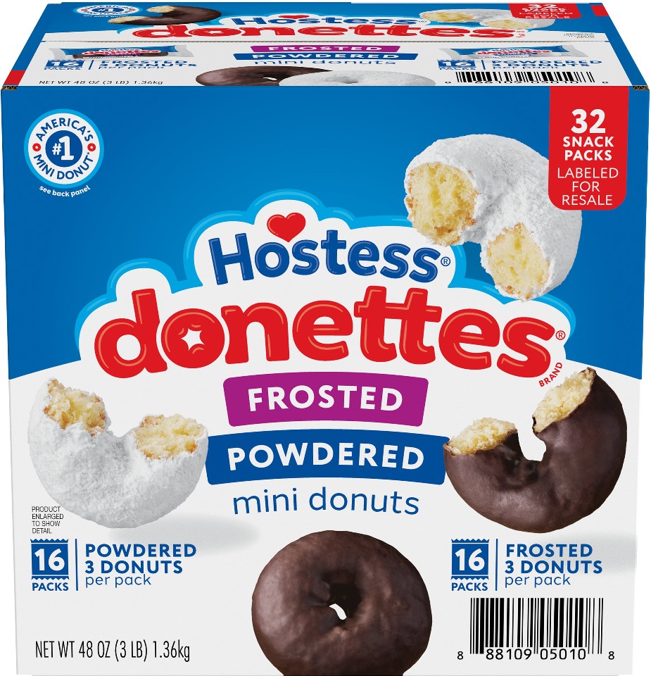Donettes, Variety Pack, 3 Donuts, 32 ct