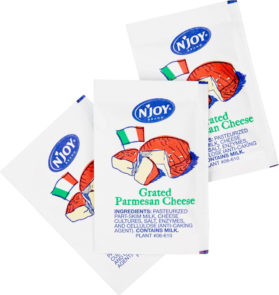 Grated Parmesan Cheese Portion Packets, 200 ct