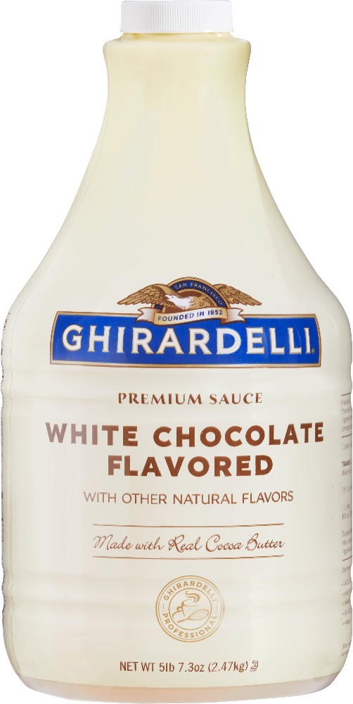 Premium Sauce, White Chocolate, 87.3 oz
