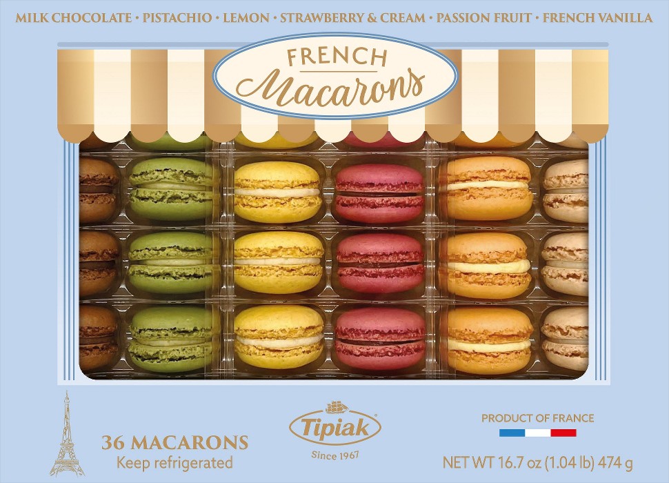 French Macarons, Variety, 16.7 oz, 36 ct