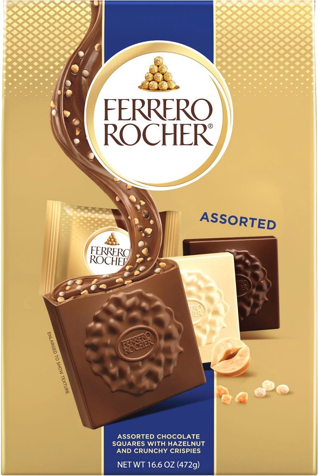 Chocolates, Assorted Squares, 16.6 oz bag