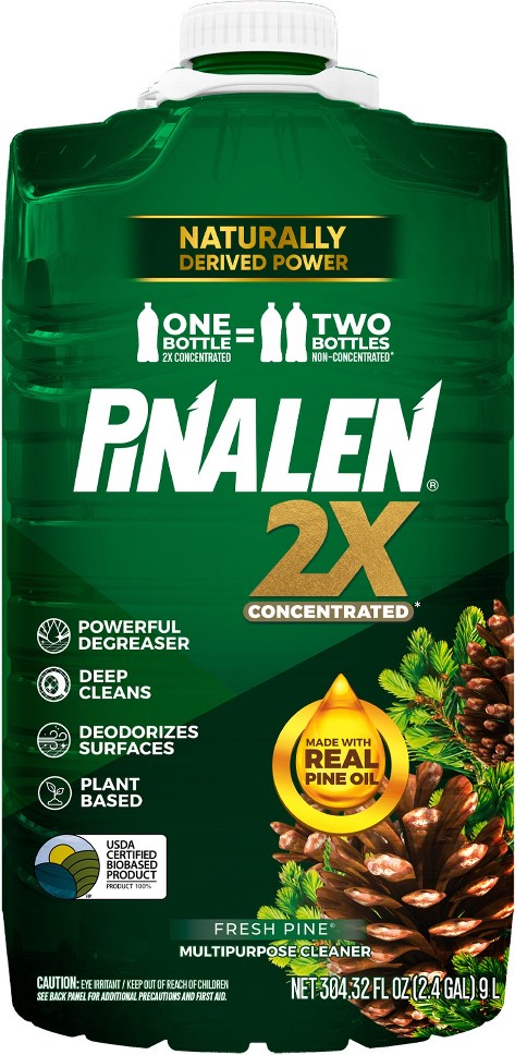 2X Concentrated Multipurpose Cleaner, Fresh Pine Scent, 304.32 fl oz