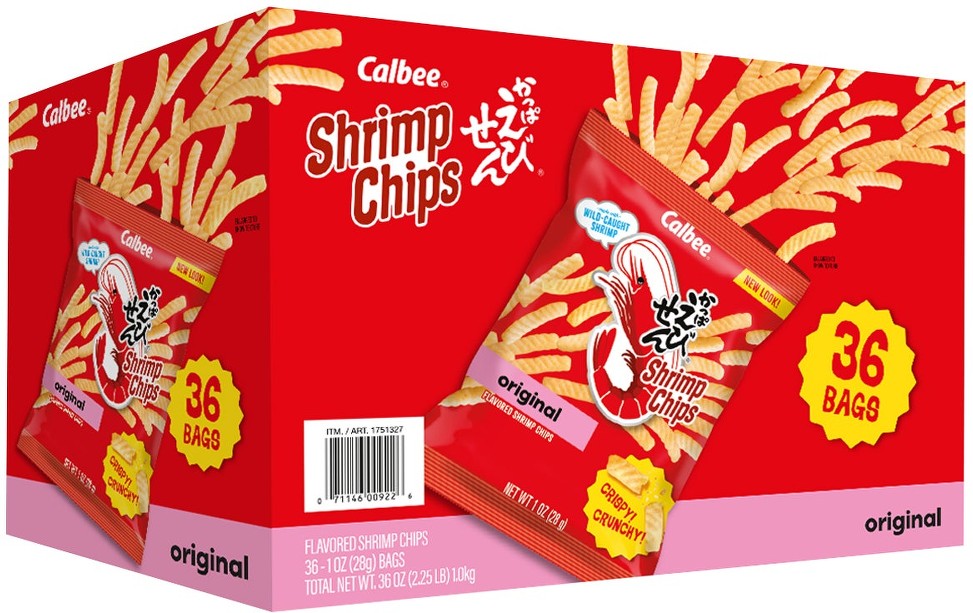 Shrimp Chips Baked, Original, 1 oz, 36 ct