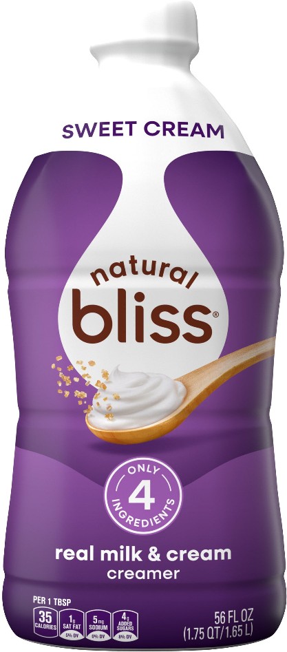 Natural Bliss Liquid Coffee Creamer, Sweet Cream, 56 fl oz
