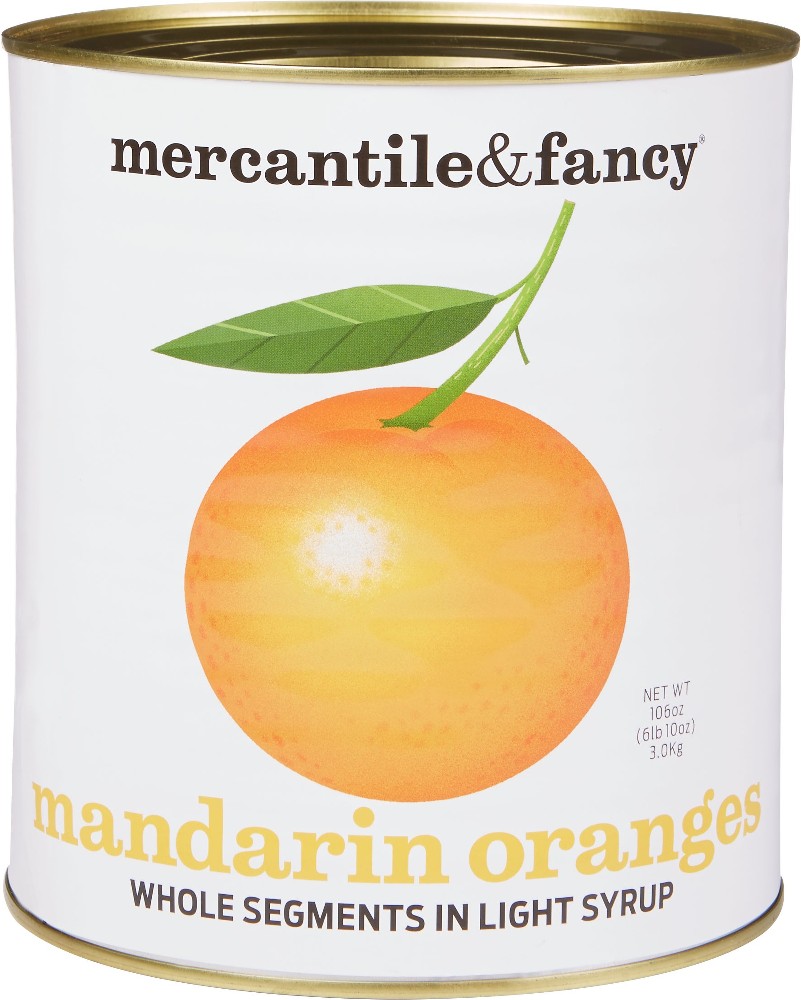Mandarin Oranges, #10 can, 6 lbs 10 oz
