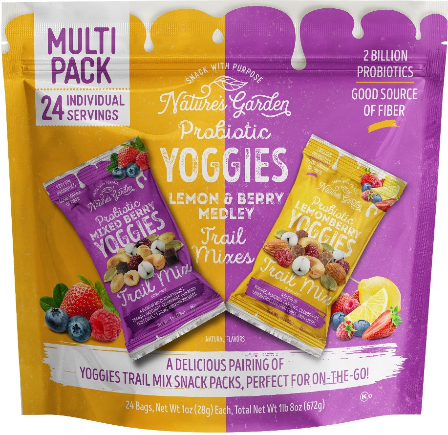 Probiotic Yoggies Trail Mix, Variety Pack, 1 oz, 24 ct