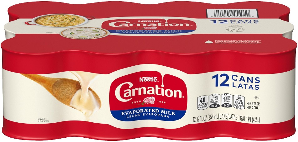 Carnation Evaporated Milk, 12 fl oz, 12 ct