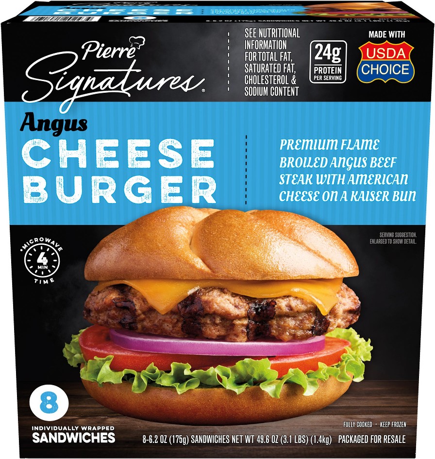 Angus Cheeseburger, 6.2 oz, 8-count