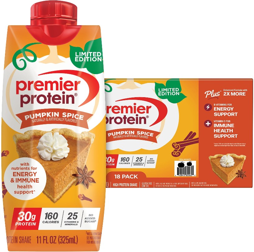 Shake, 30g Protein, Limited Edition Pumpkin Spice, 11 fl oz, 18 ct