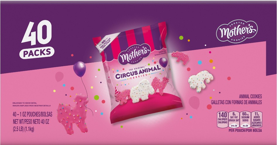 Original Frosted Circus Animal Cookies, 1 oz, 40 ct