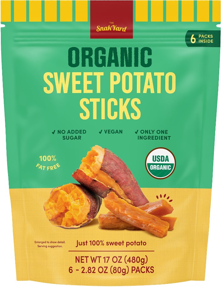 Organic Sweet Potato Sticks, 2.82 oz, 6 ct