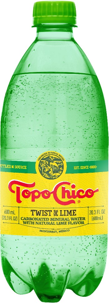 Sparkling Mineral Water, Twist of Lime, 20 fl oz, 24 ct