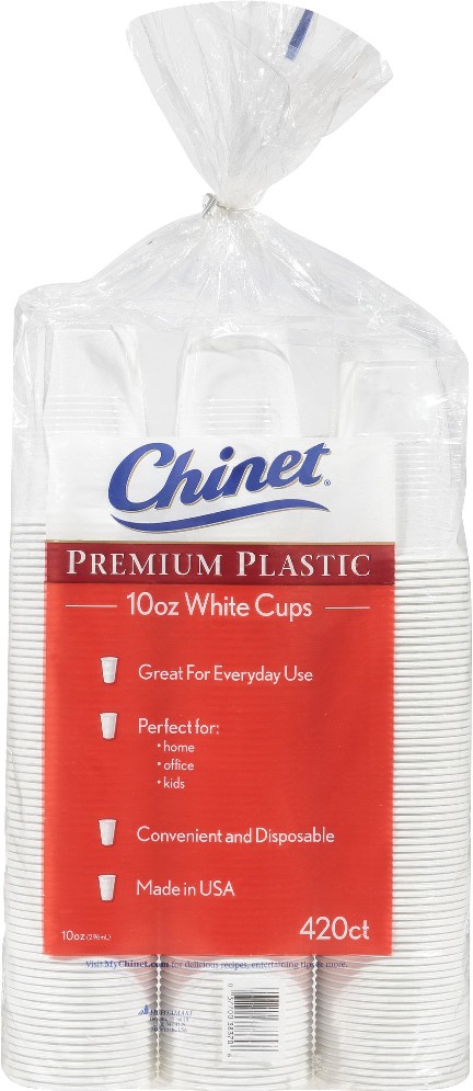 Premium Plastic Cold Cups, 10 oz, 420 ct