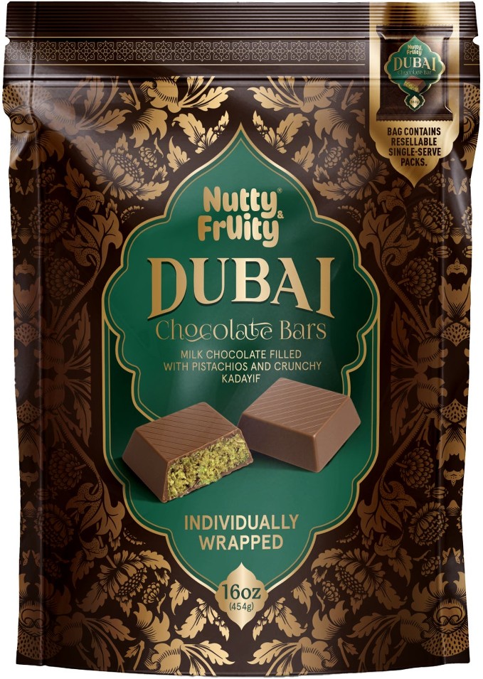 Dubai Chocolate Bars, 15 ct