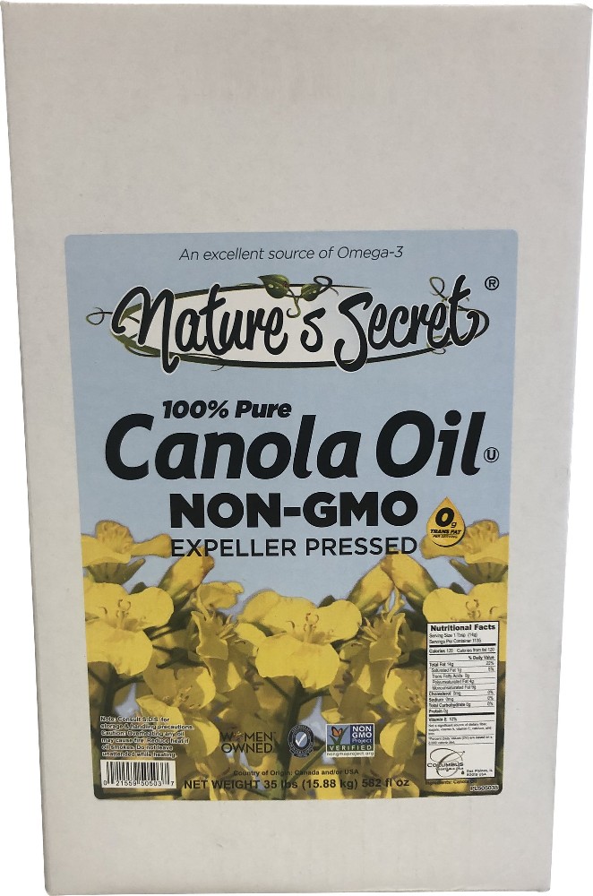 100% Pure Canola Oil, 35 lbs