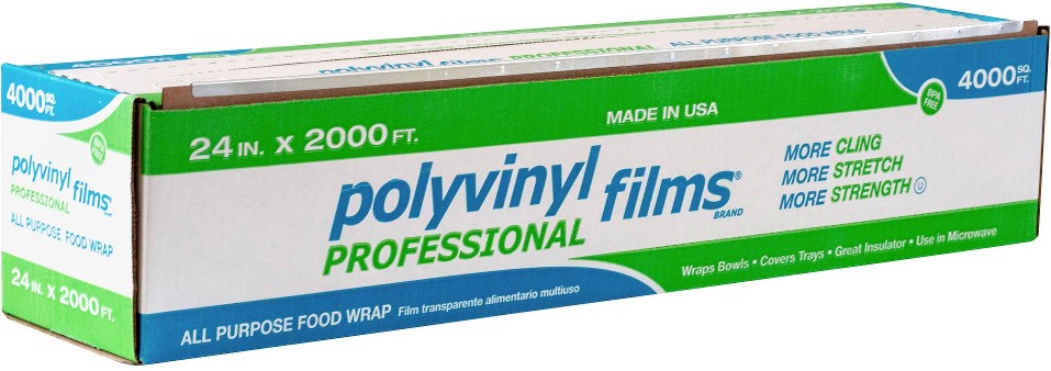 Films Professional All Purpose Food Wrap, 24'' x 2000'