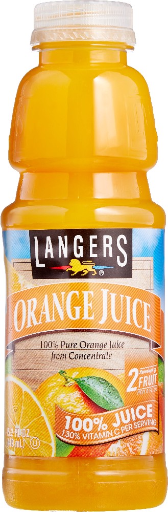 100% Orange Juice, 15.2 fl oz, 24 ct