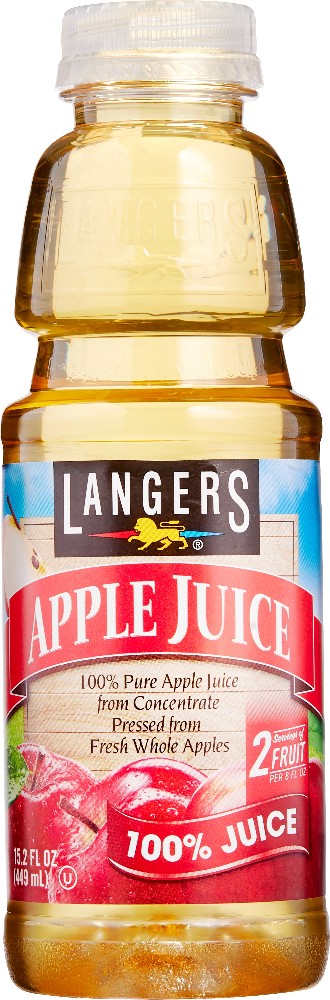 100% Apple Juice, 15.2 fl oz, 24 ct
