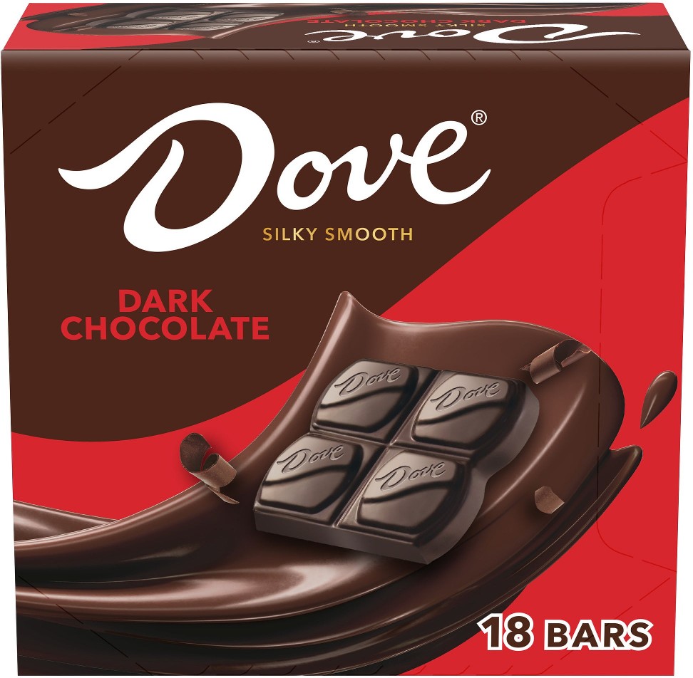 Dark Chocolate, Full Size, 1.44 oz, 18 ct