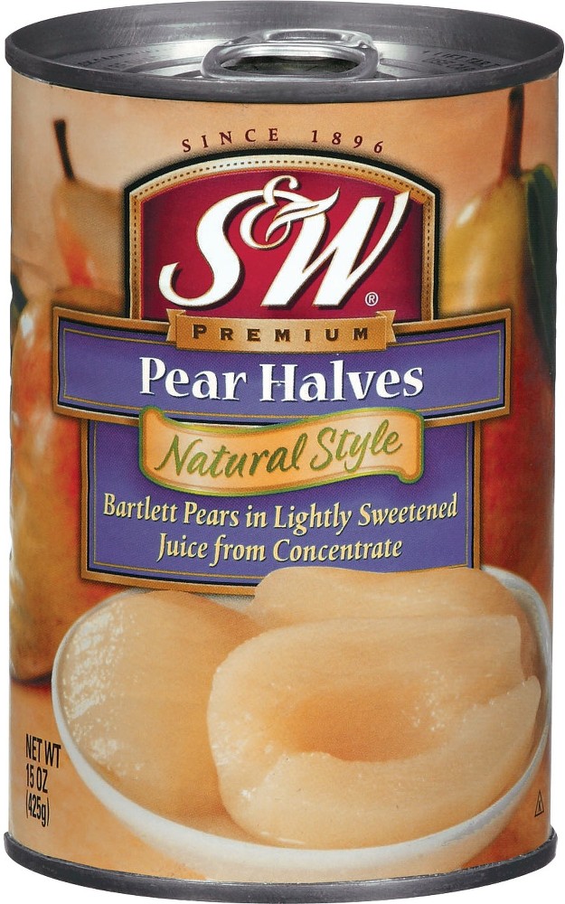 Premium Pear Halves, 15 oz, 8 ct