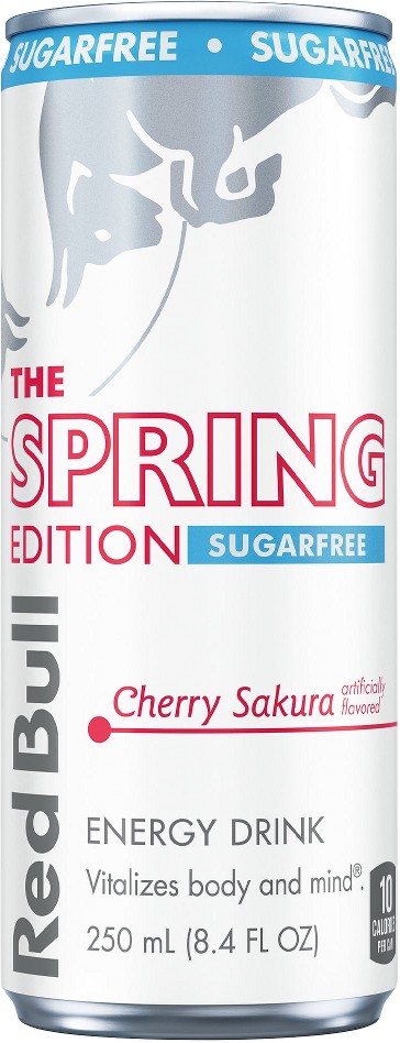 Spring Edition Energy Drink, Sugar Free, Cherry Sakura, 8.4 fl oz, 24 ct