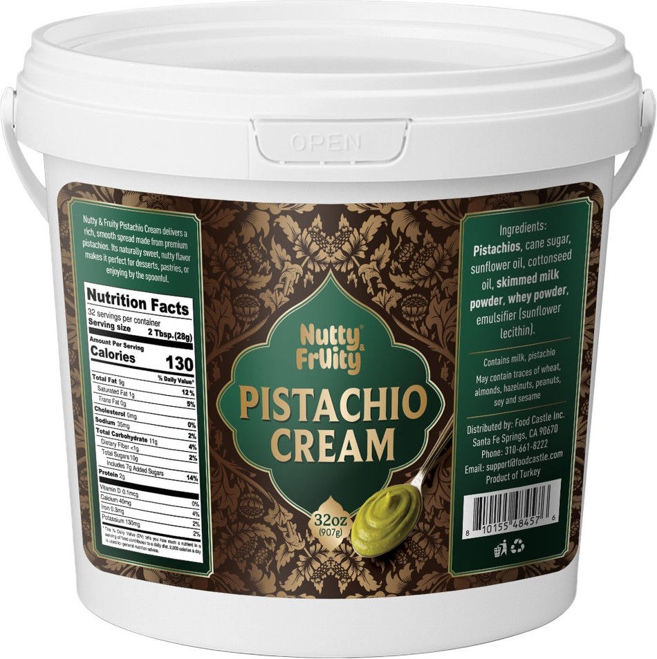 Pistachio Cream, 32 oz