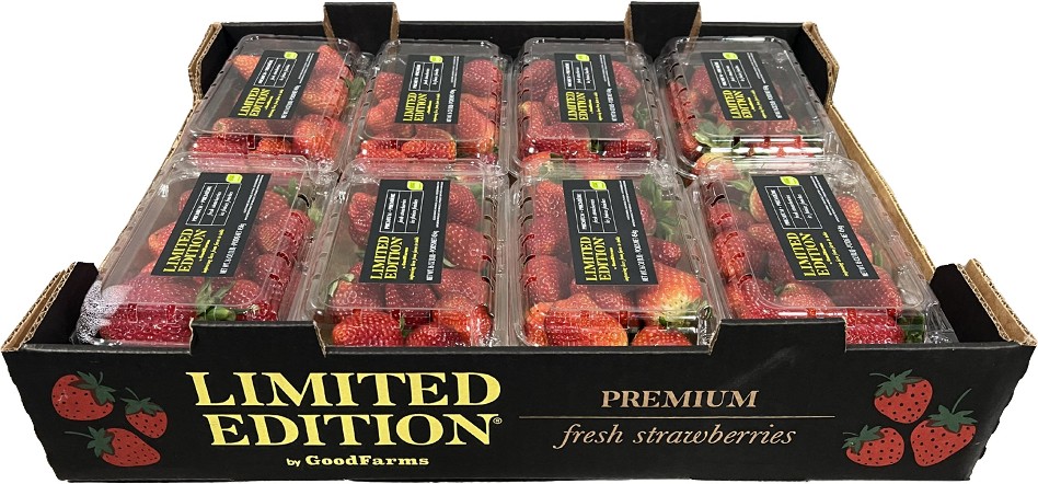 Strawberries, 8 lb case