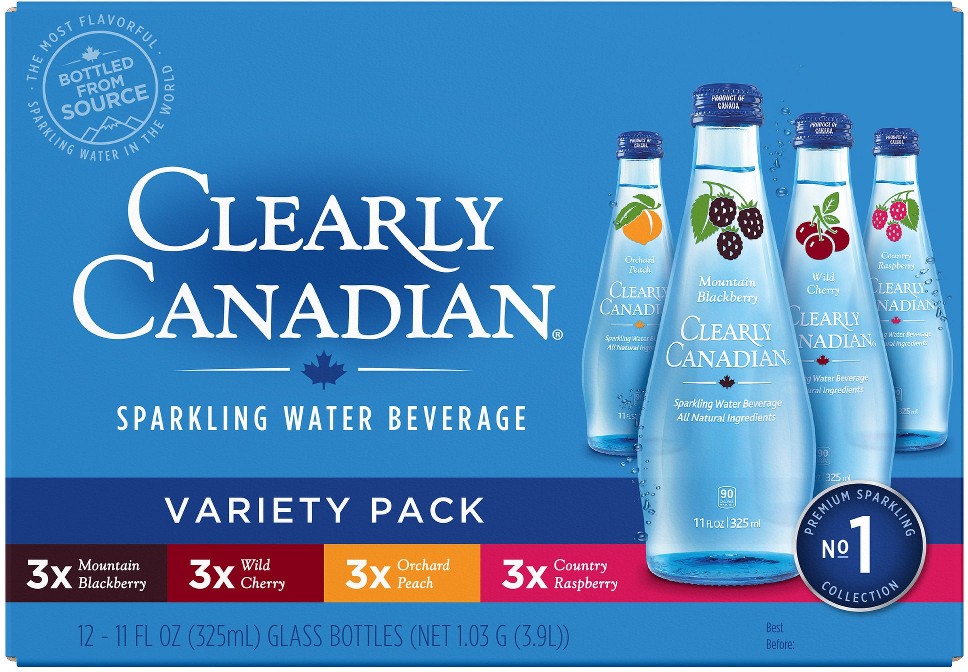 Sparkling Water, Variety Pack, 11 fl oz, 12 ct