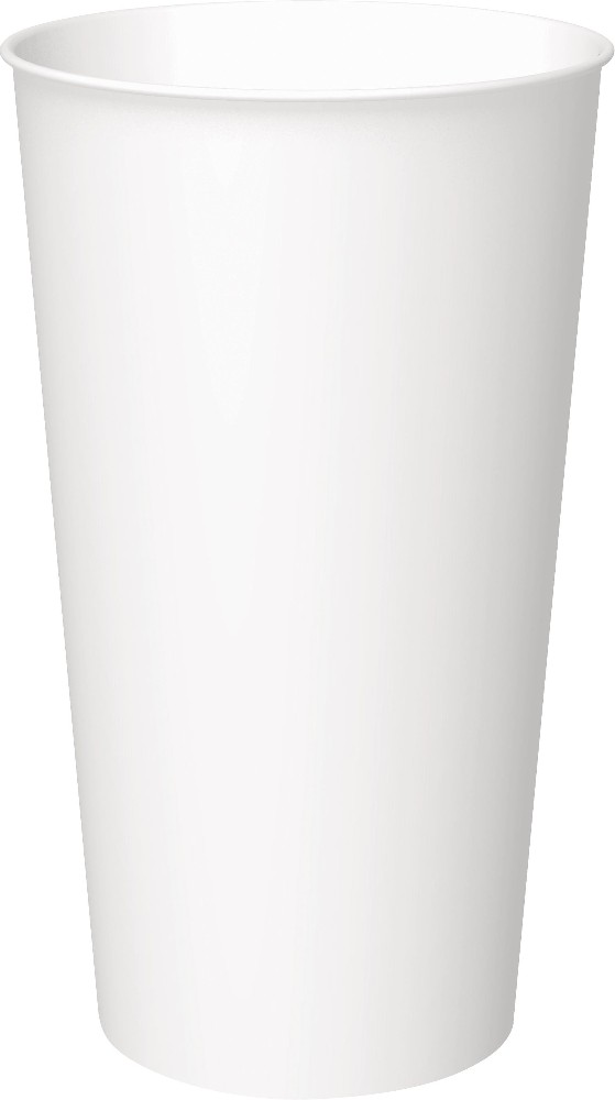 Paper Hot Cups, Carte Blanc White, 20 oz, 500 ct