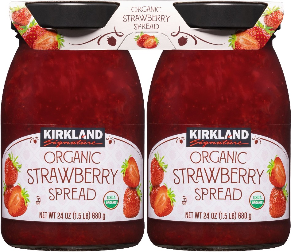 Organic Strawberry Spread, 24 oz, 2 ct