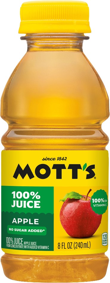 100% Apple Juice, 8 fl oz, 24 ct