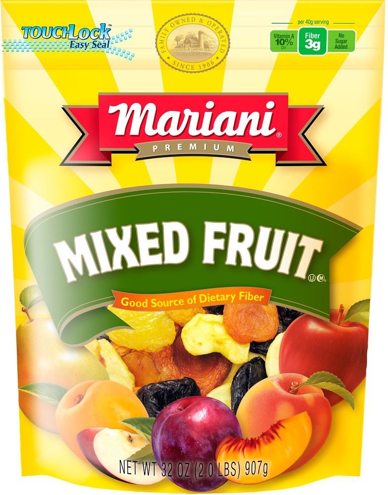 Premium Dried Mixed Fruit, 32 oz