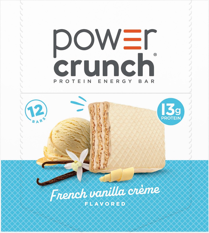 Protein Energy Bars, 14g Protein, French Vanilla, 1.4 oz, 12 ct