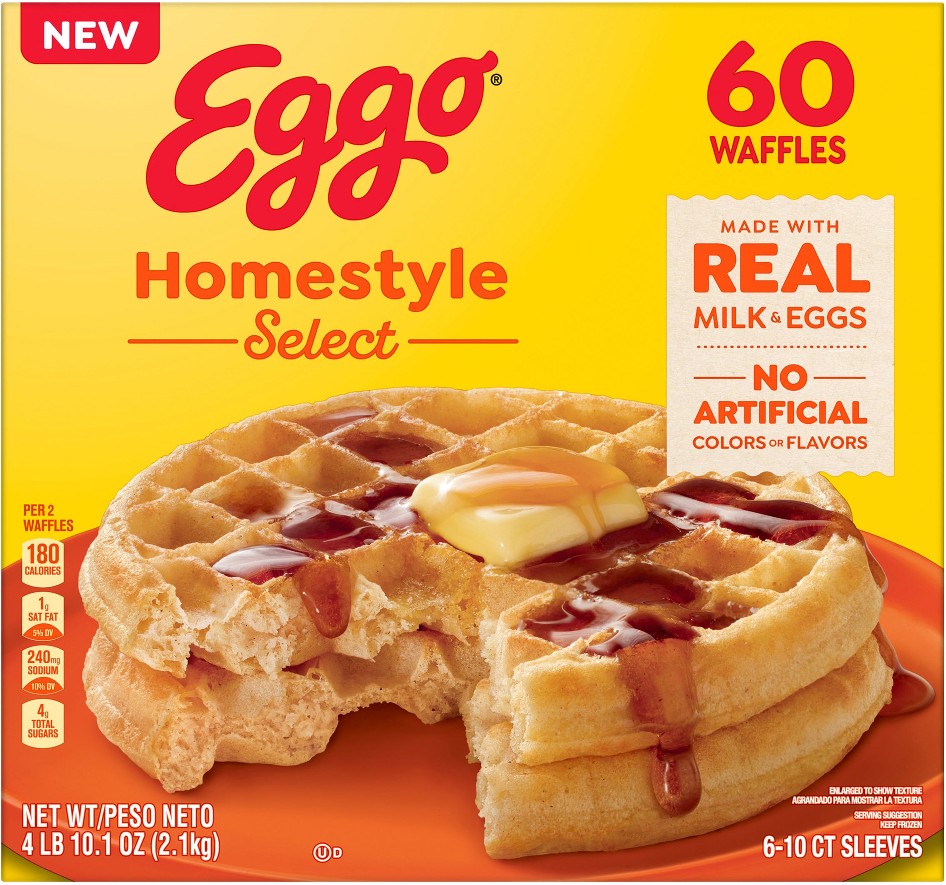 Waffles, Homestyle Select, 60 ct