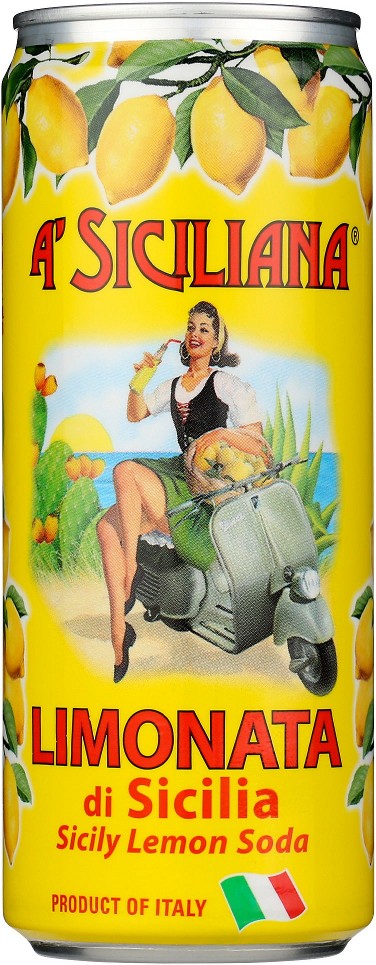 Sparkling Italian Soda, Lemon, 11.15 fl oz, 16 ct
