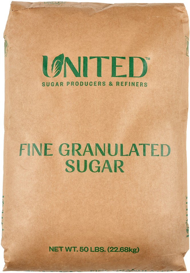 Sugar Pure Cane Sugar, Extra Fine Granulated, 50 lbs