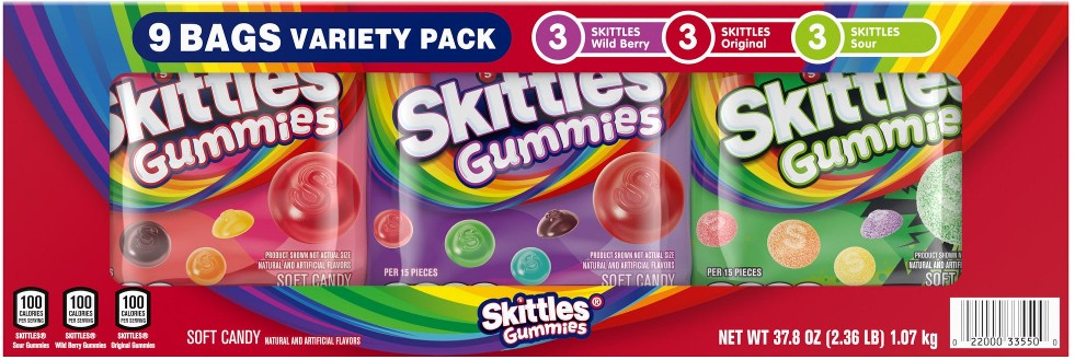 Gummies, Variety Pack, 4.2 oz, 9 ct