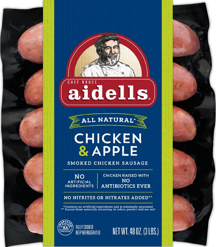 Smoked Chicken Sausage, Chicken & Apple, 3 lbs