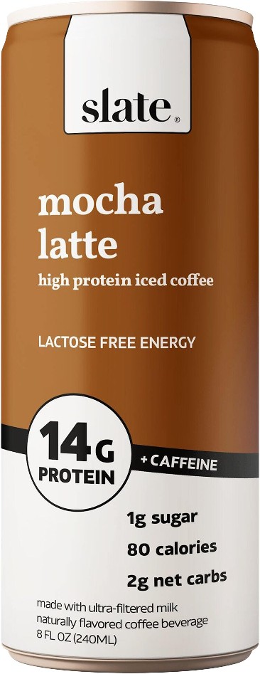 High Protein Iced Coffee, Mocha Latte, 14g Protein, 8 fl oz, 16 ct