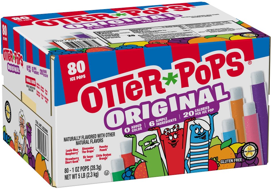 Freezer Pops, Original, Variety Pack, 1 oz, 80 ct