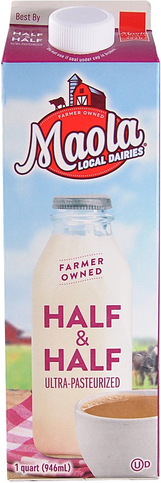 Half & Half, Ultra-Pasteurized, 1 Quart